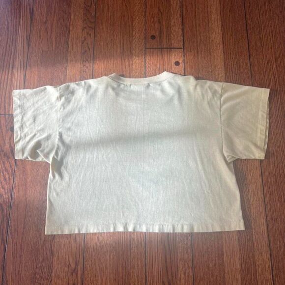 Vintage Thunderbird Crop Top T-Shirt Soft Thin Rare - Picture 3 of 4